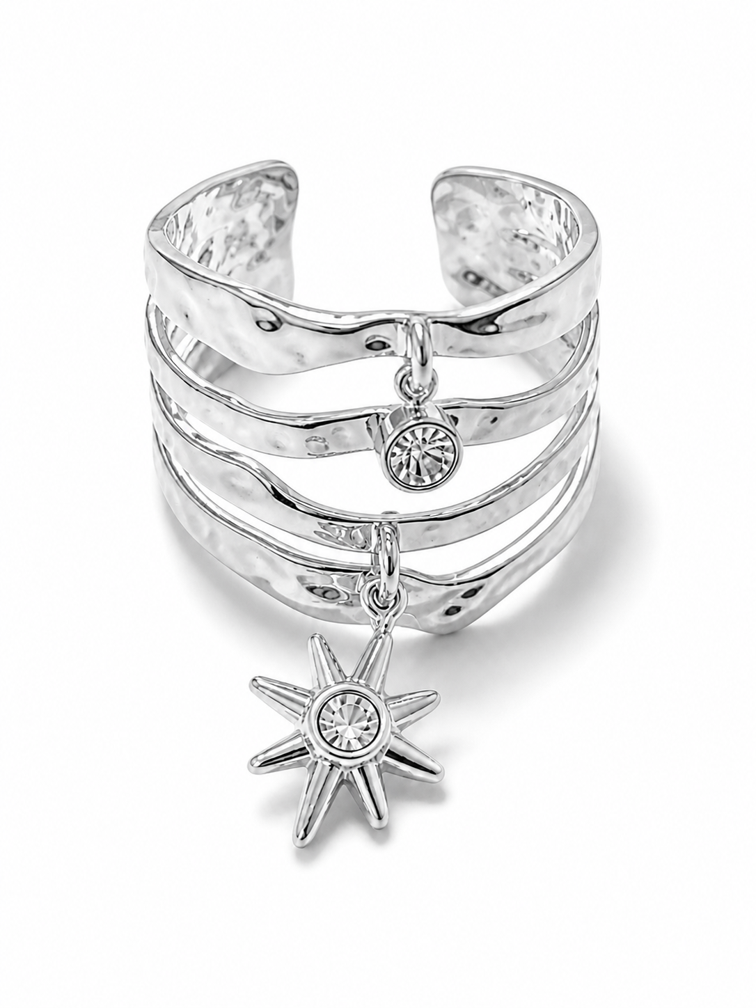 Mavie – bague ajustable étoile & zircon