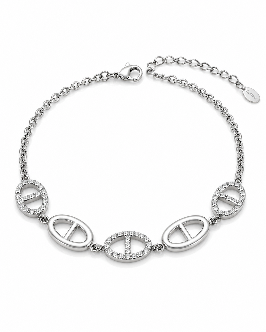 Valora - bracelet ajustable maillon ovale