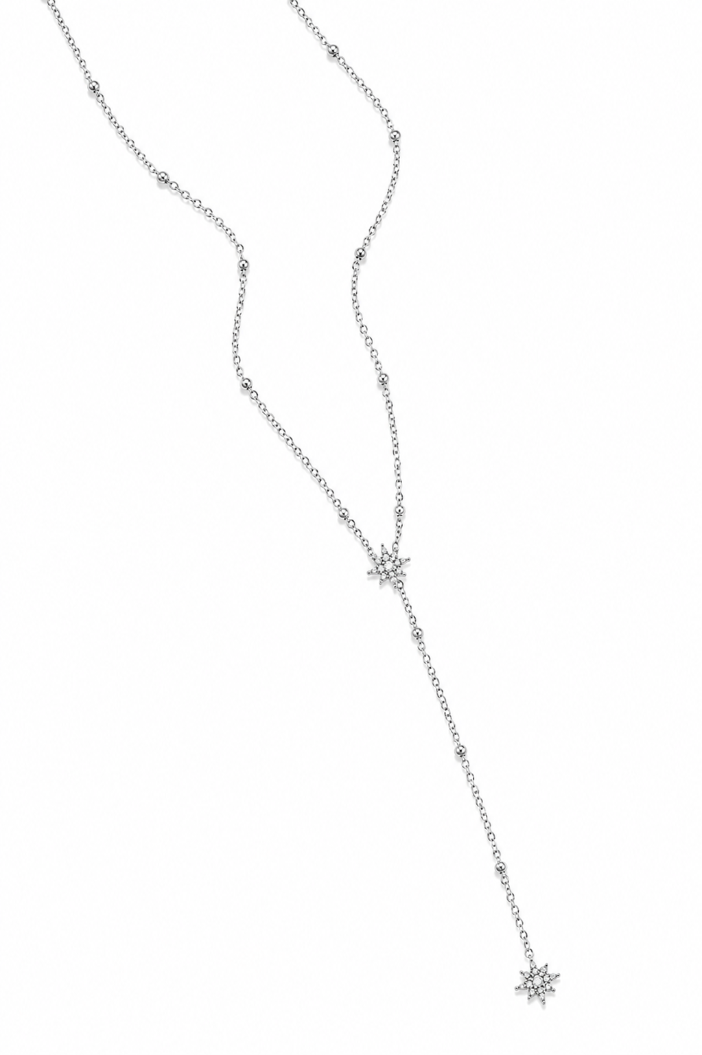Lyra – collier Y étoile & zircon