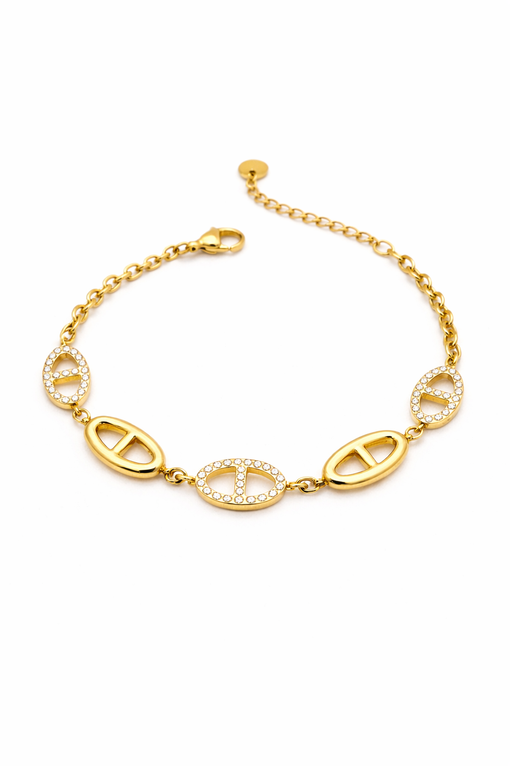 Valora - bracelet ajustable maillon ovale