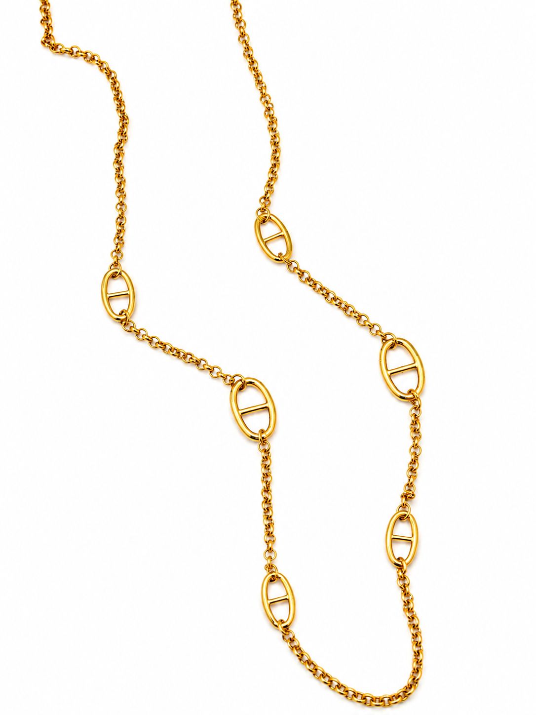 Ayna – sautoir maille marine