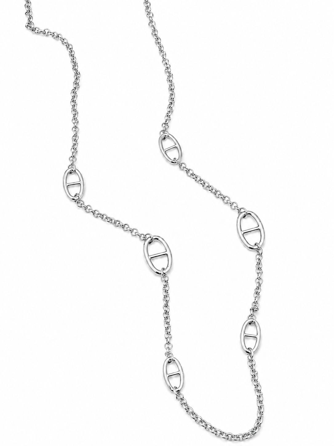 Ayna – sautoir maille marine